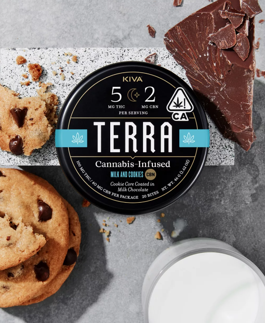 Edibles | Milk & Cookies CBN | 100mg | Terra Bites