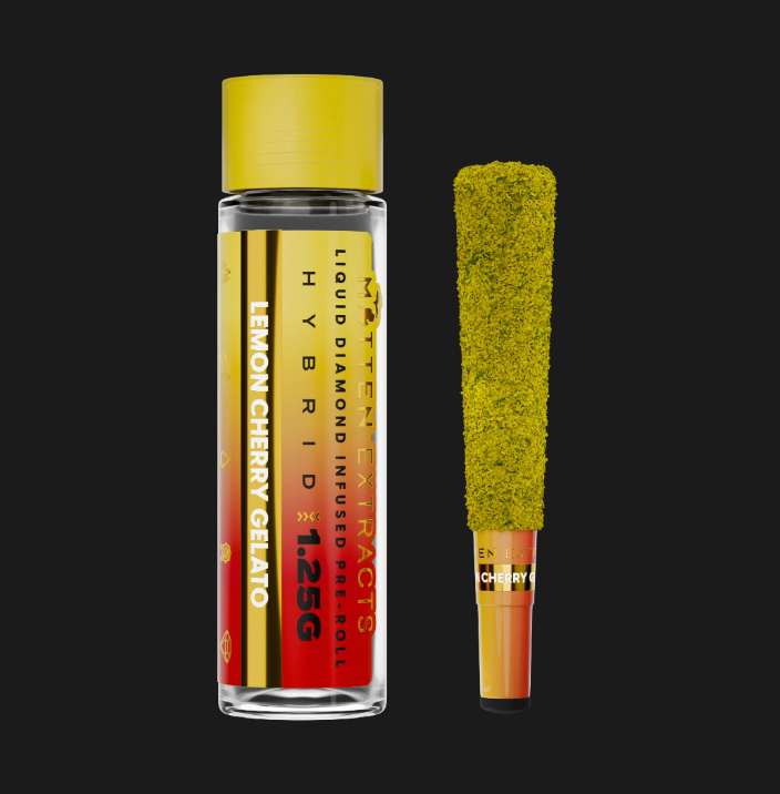 Mitten Extracts - Lemon Cherry Gelato - Infused Preroll