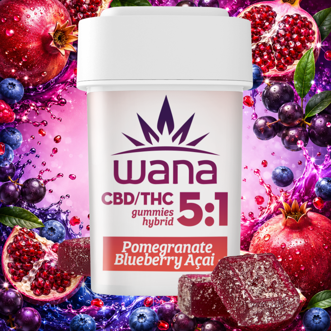 Pomegranate Blueberry Acai | Relax | 1:5 THC : CBD | 20pk