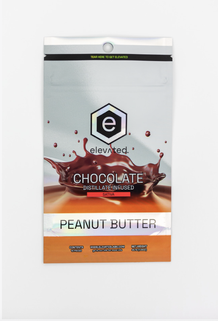 Elevated Distillate Chocolate-Peanut Butter (S) -100mg