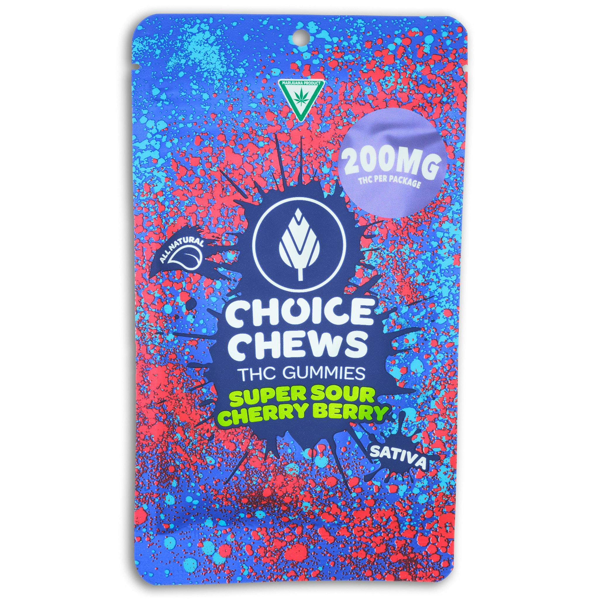 Choice: Super Sour Cherry Berry 200mg