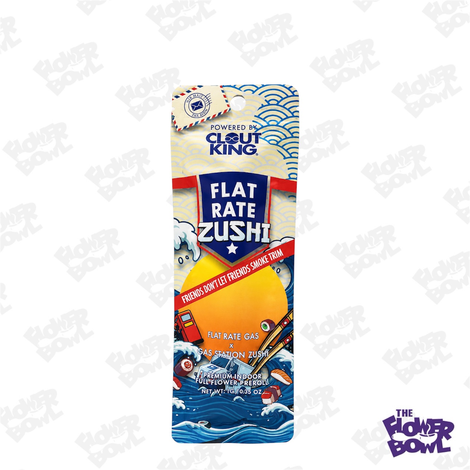 Clout King: Flat Rate Zushi 1G Preroll