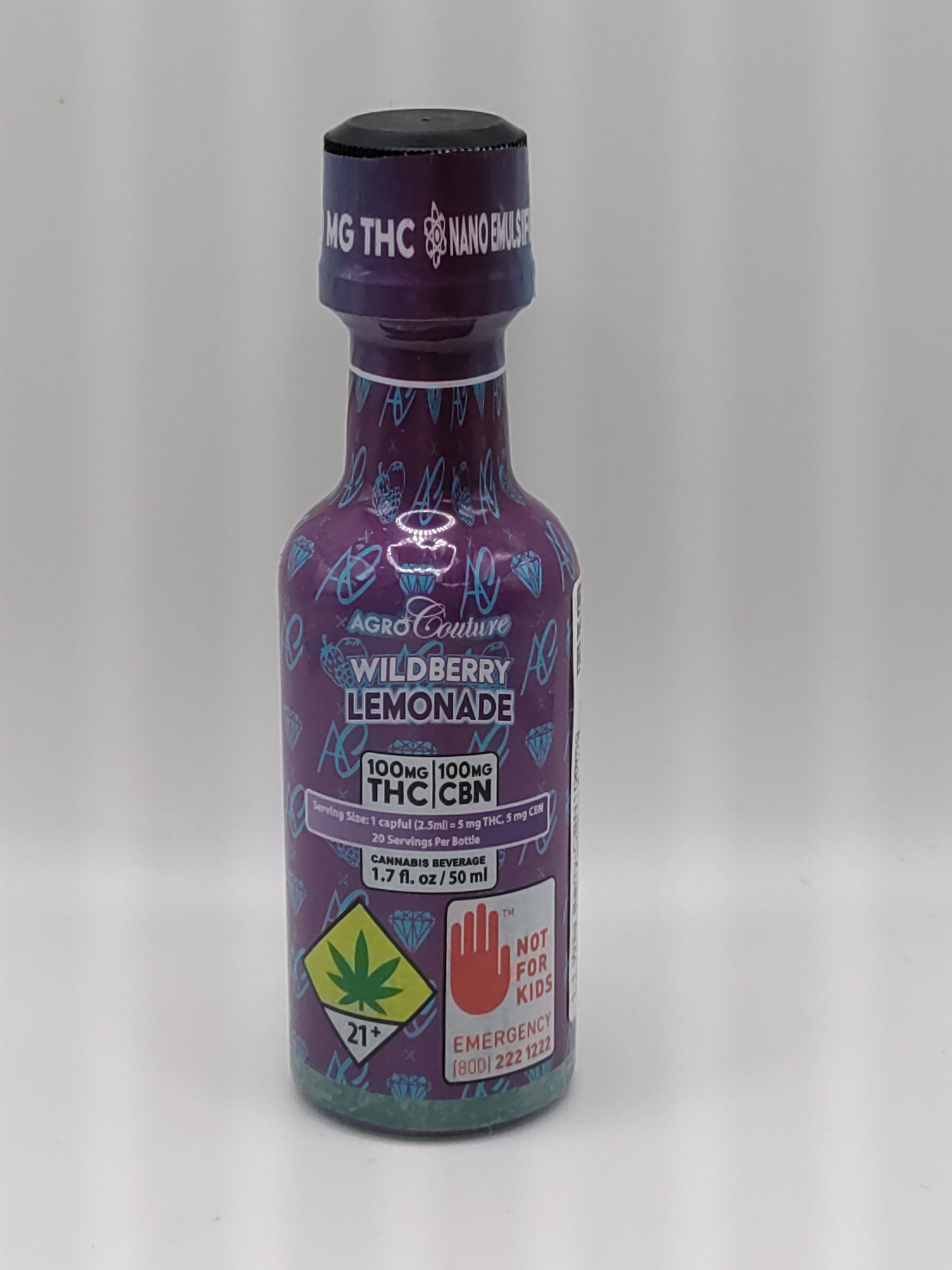 1:1 Wild Berry Lemonade Shot 100mg Agro Couture