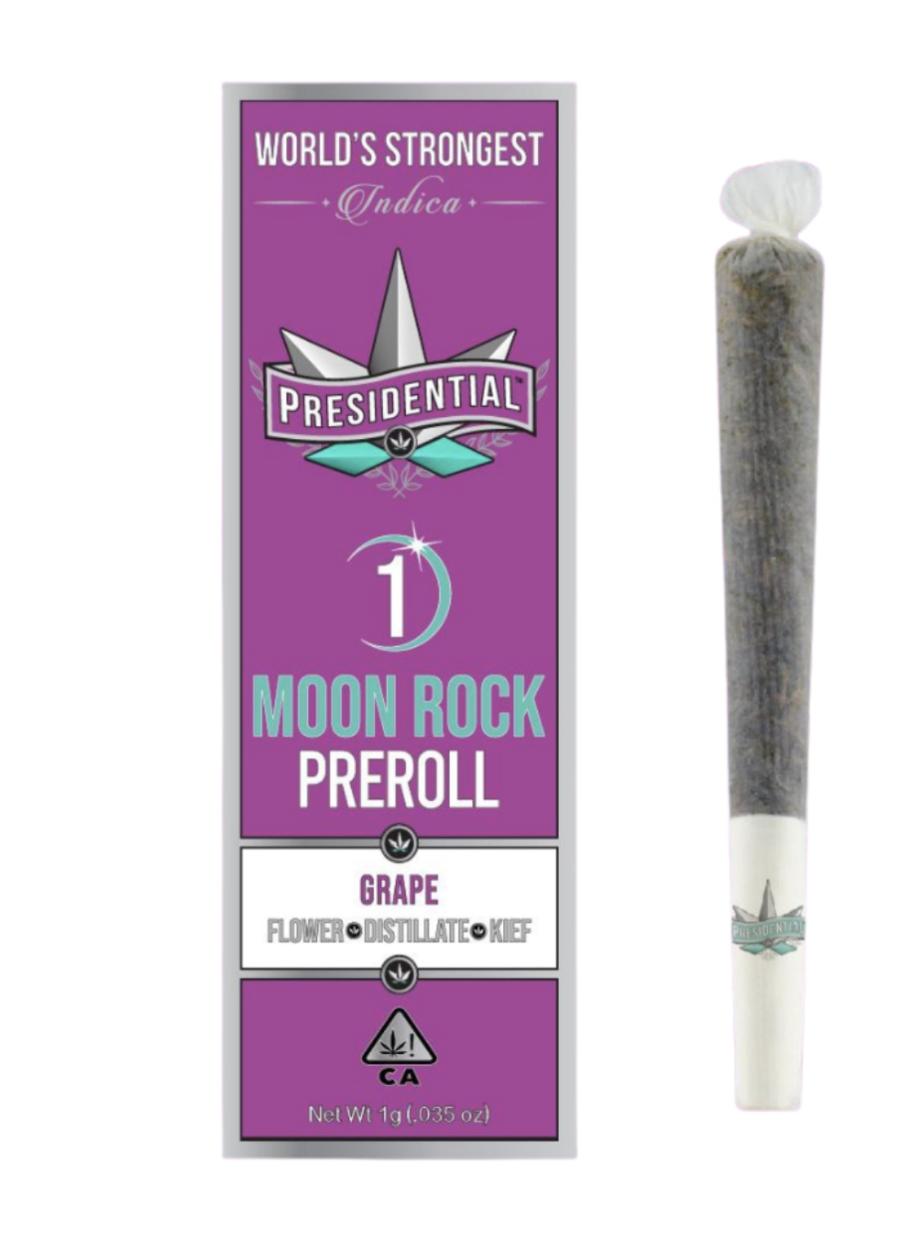 Presidential: Grape 1G Moon Rock Preroll