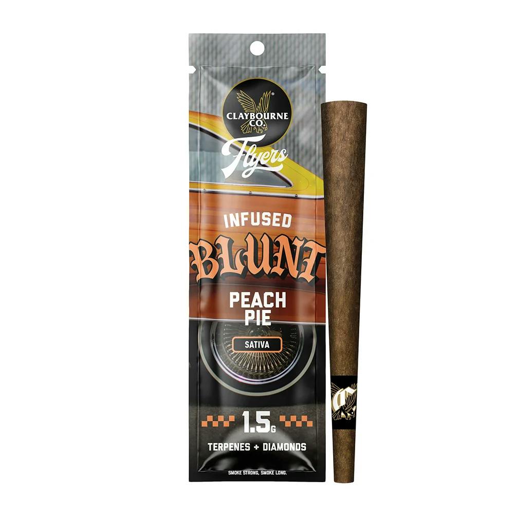 Claybourne | Peach Pie | Infused Blunt | Pre-Roll 1ct