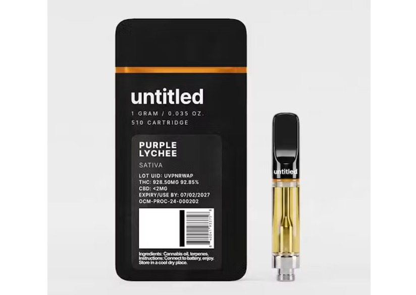 Untitled | Purple Lychee | Vape Cart