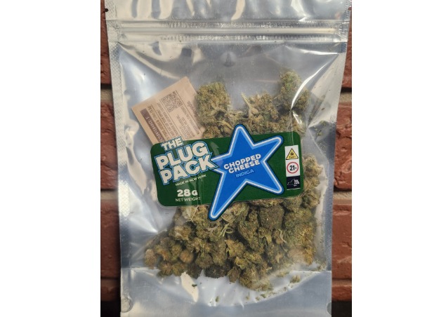 Plug Pack 28g Flower (Indica) Chopped Cheese - 1oz in Geneva