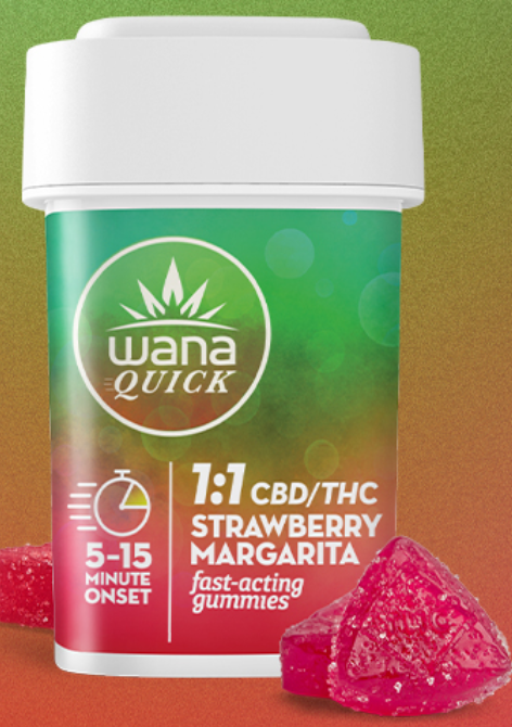Wana Strawberry Margarita Gummies Quick
