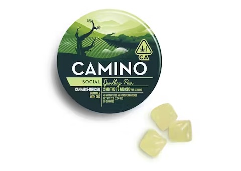 Camino - Sparkling Pear THC:CBD 1:3 Social Gummies 10pk - 100mg