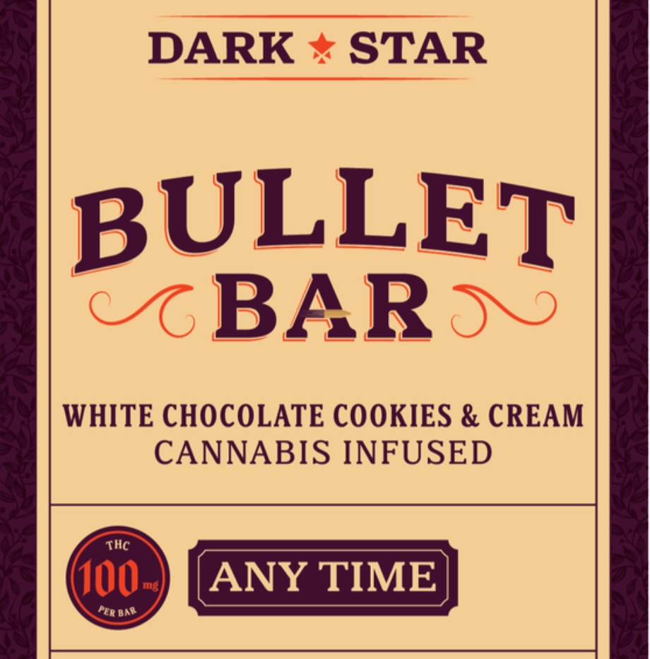 Dark Star | Bullet Bar | Anytime | White Chocolate Cookies & Cream