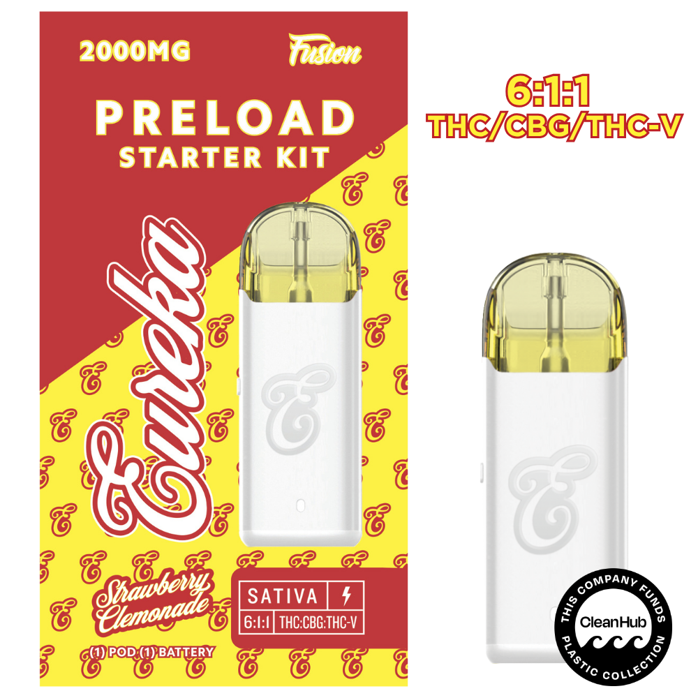 2000mg Starter Kit Strawberry Clemonade