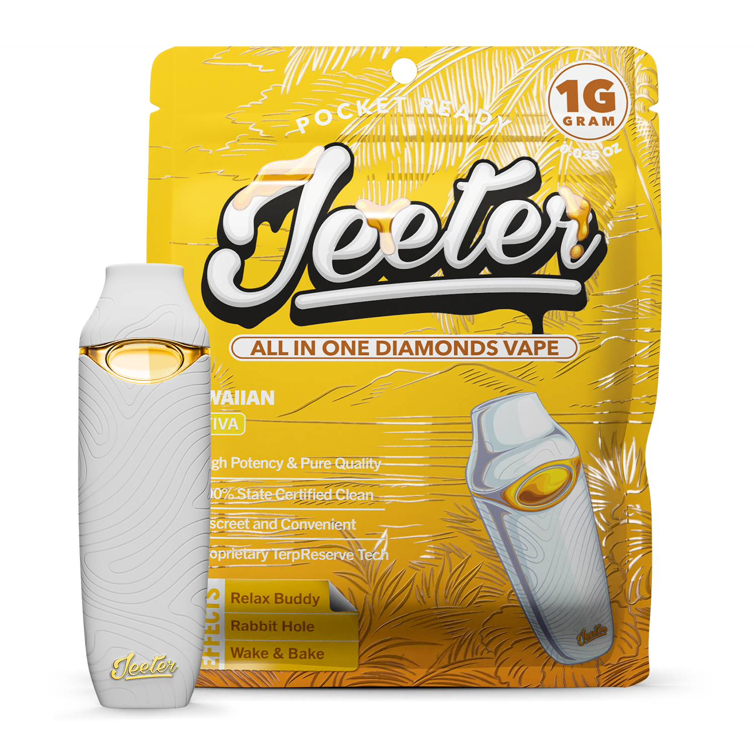 Jeeter | Liquid Diamond Disposable | Hawaiian product photo