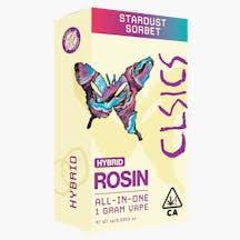 Vape: Stardust Sorbet (Live Rosin Disposable)