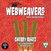 Webweavers - Infused Tarantula Preroll - 1g - Cherry Runtz