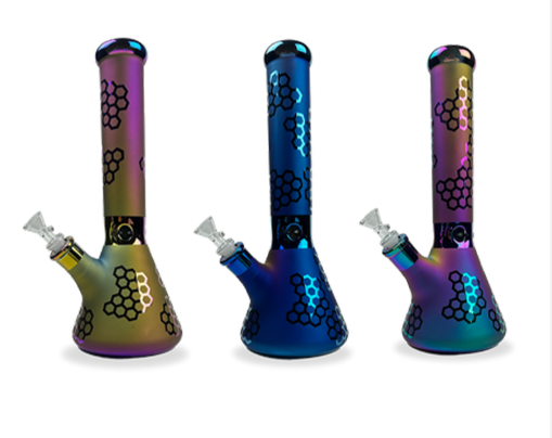 14 Etched Bong