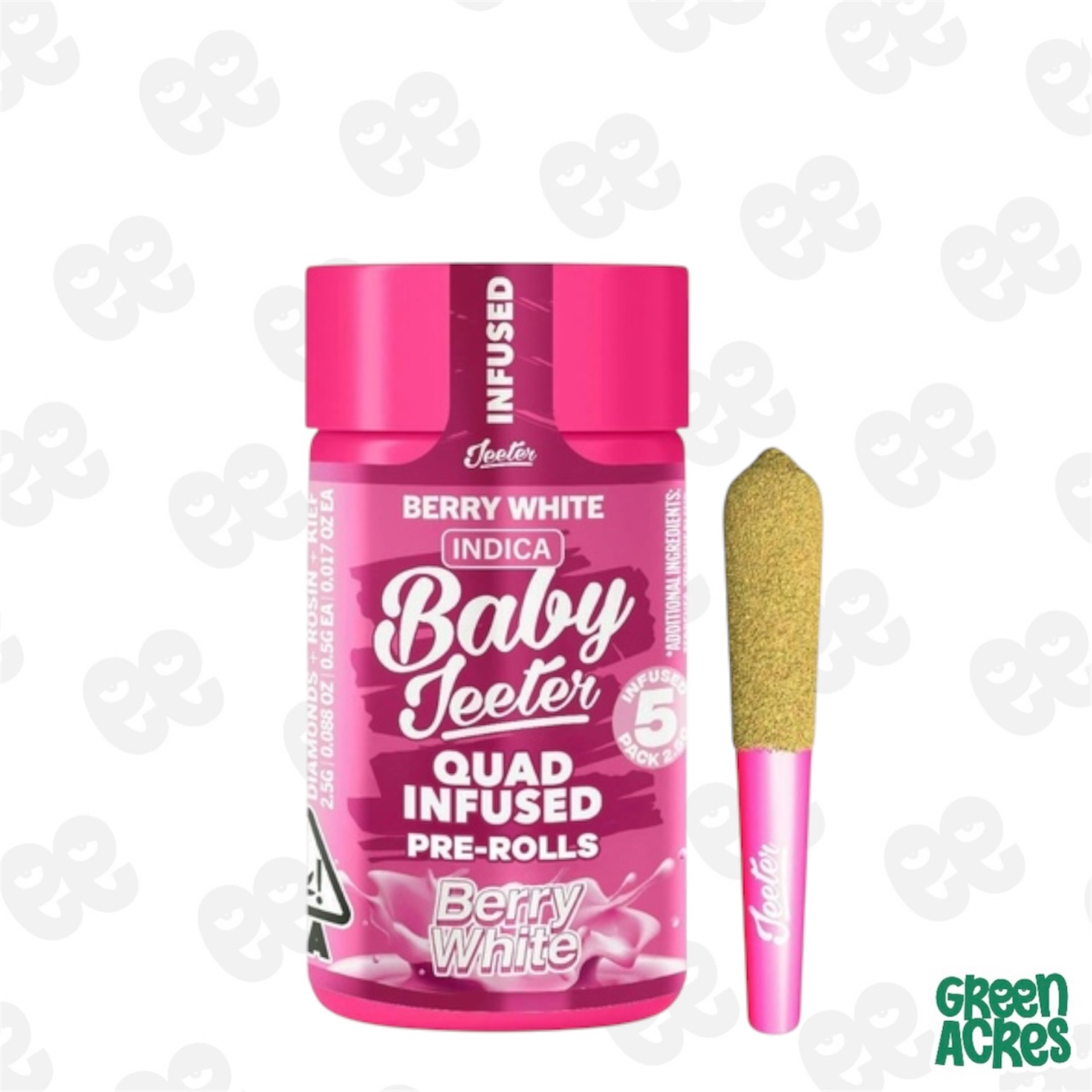 Berry White Baby Jeeter Live Resin 5-Pack | 2.5g