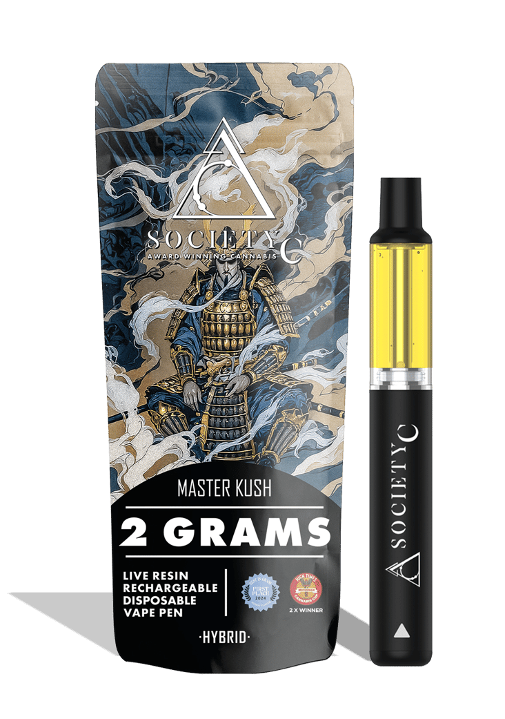 Society C - Live Resin 2G Disposable - Master Kush