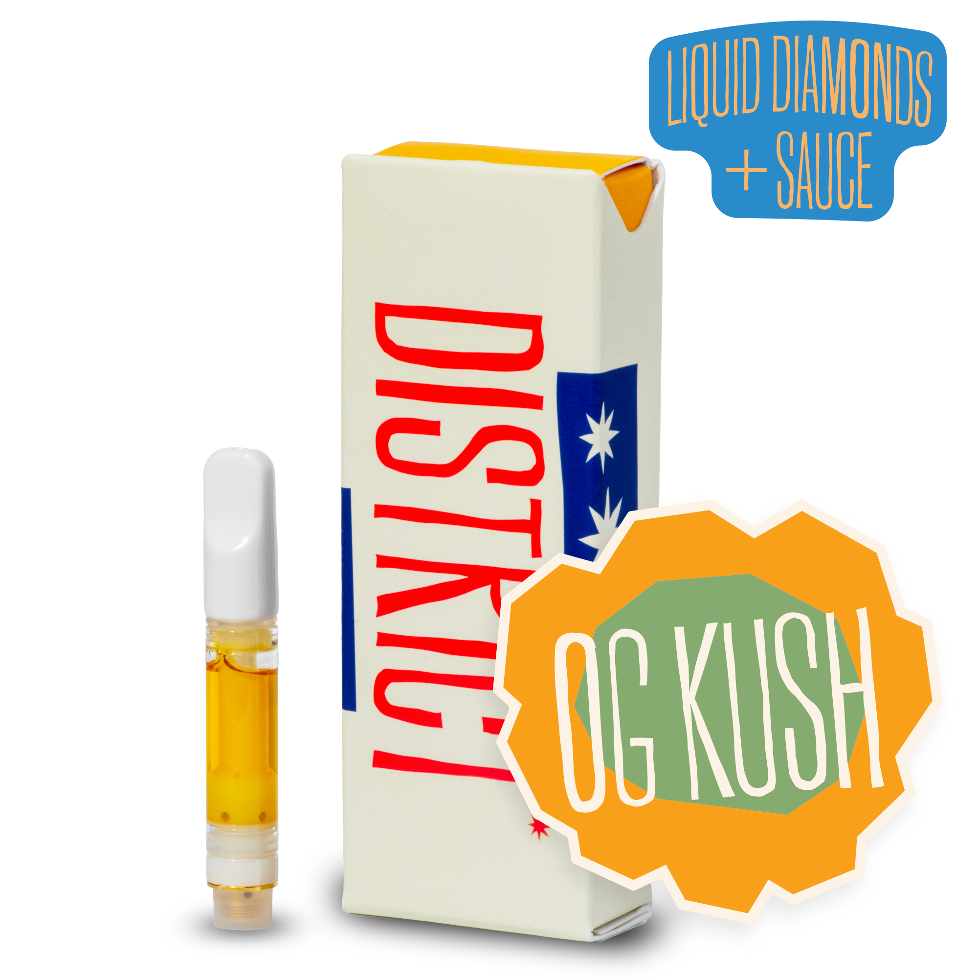 OG Kush Liquid Diamonds and Sauce Cartridge | 0.5g
