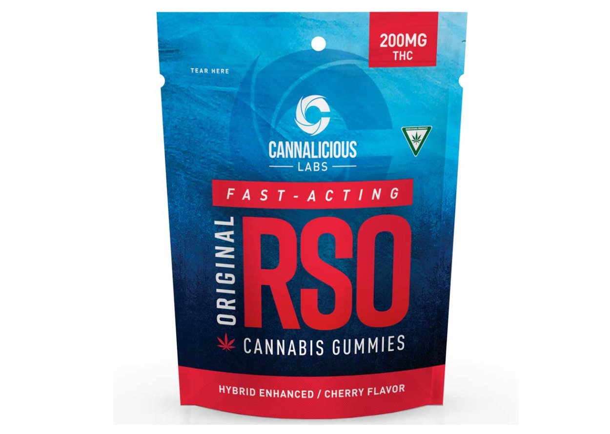 Cannalicious - Gummies - 200mg RSO - Cherry - Hybrid