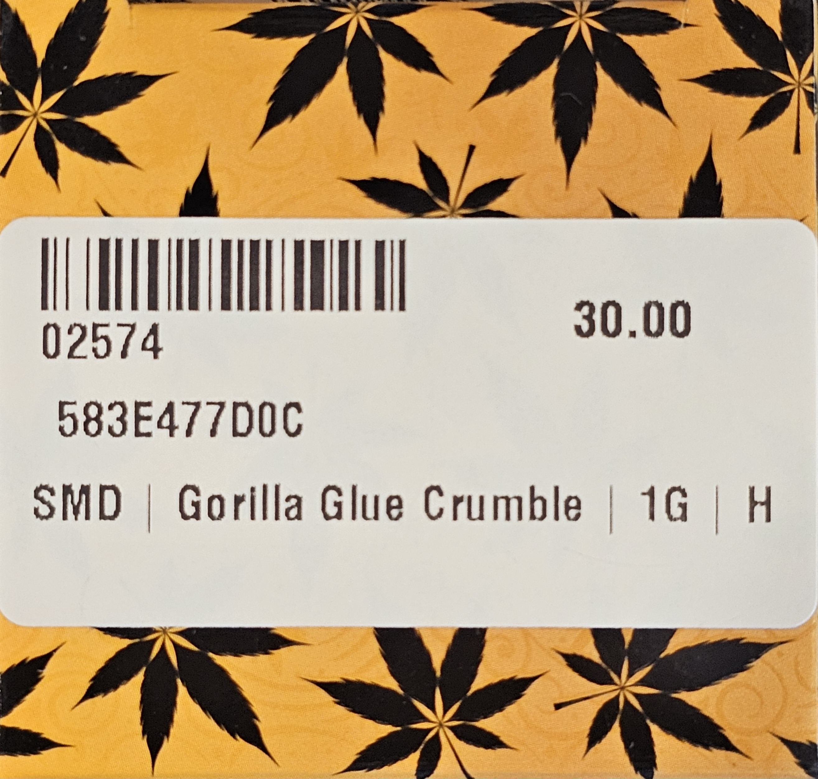 Gorilla Glue Crumble