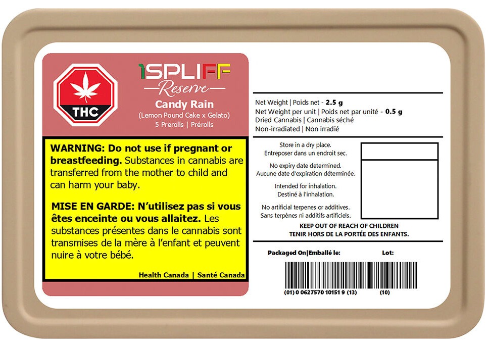 Candy Rain Premium Glass Tip Pre-Roll | 5x0.5g
