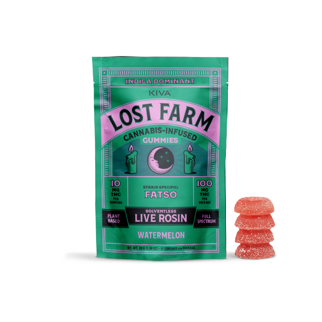 10pk 10mg Live Rosin Gummies 100mg | Fatso (Watermelon) (I)