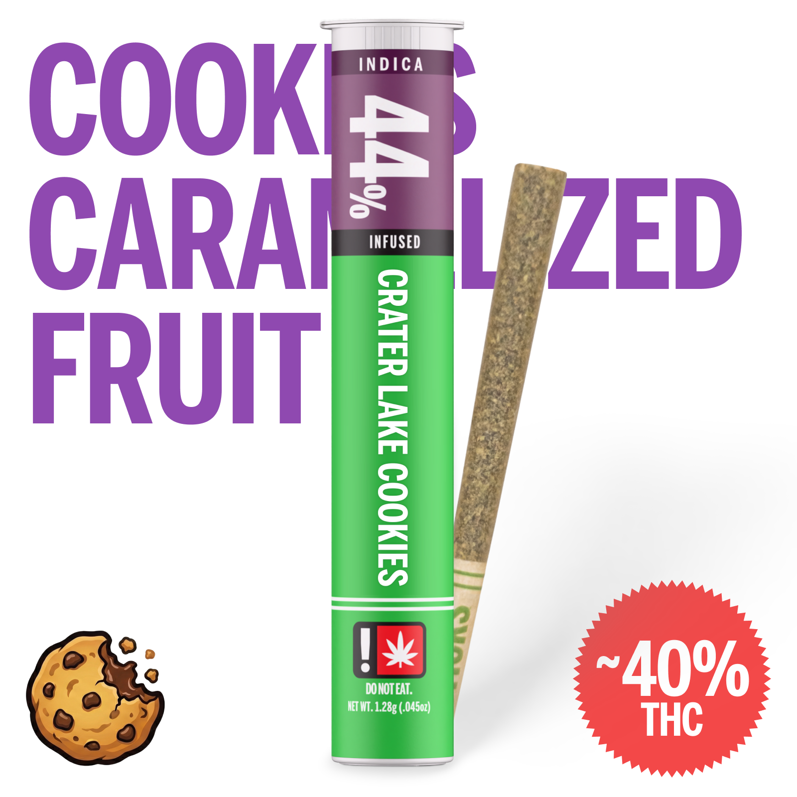 Lake Cookies Indica Infused Preroll