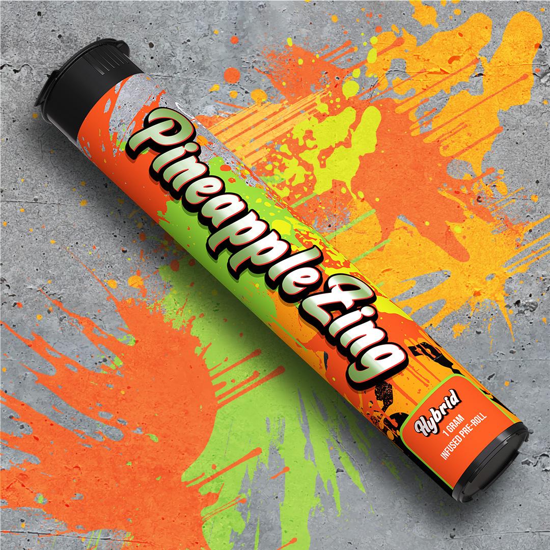 My Zypp Stikks 1g Infused Preroll - Pineapple Zing