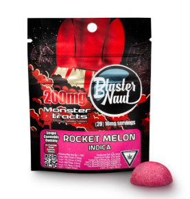 Monster Xtracts-Rocket Melon Blaster Naut | 200mg THC Single Gummy