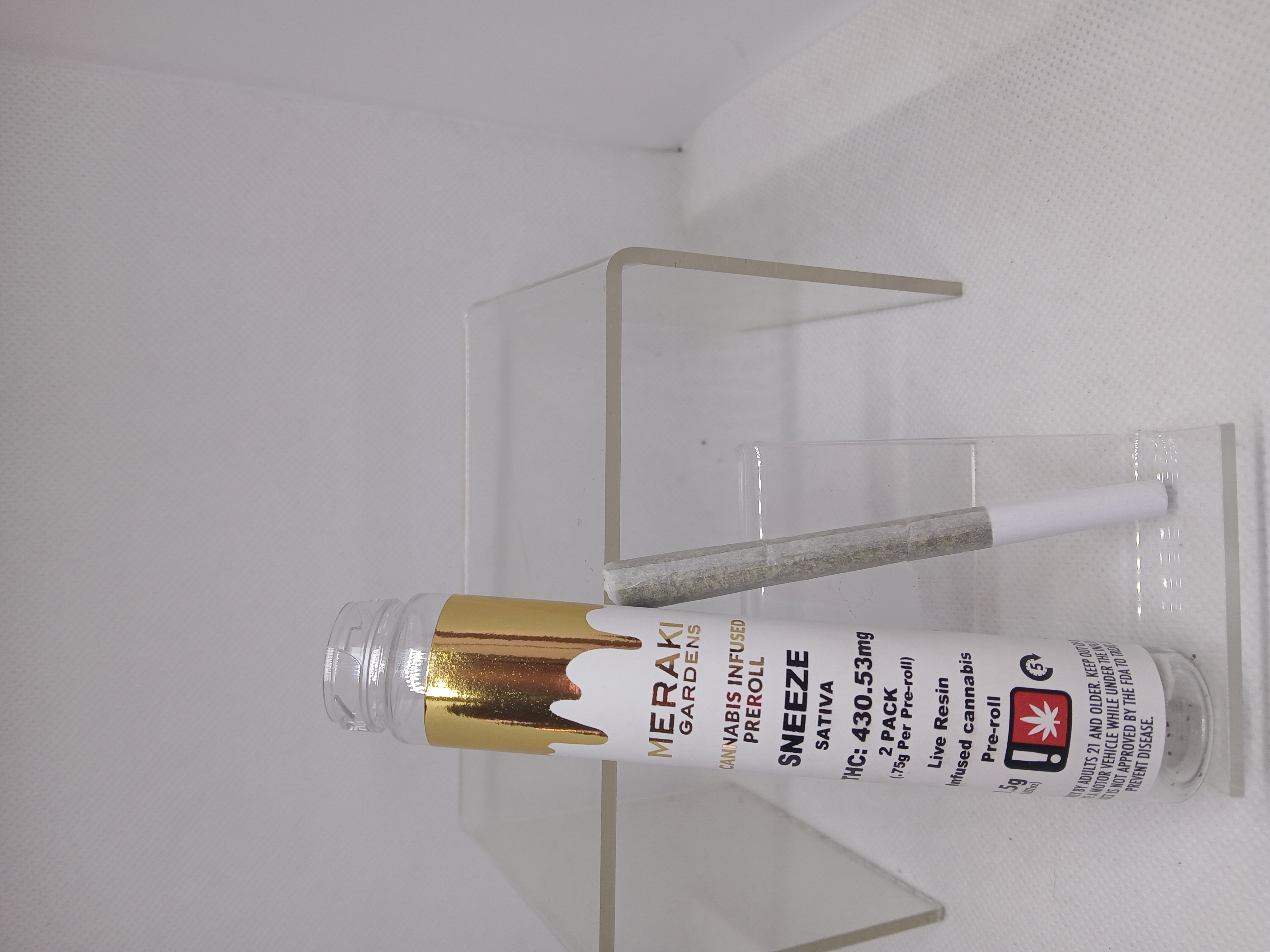 INFUSED CANNABIS PREROLL - 2 x .75G - HYBRID - MAC