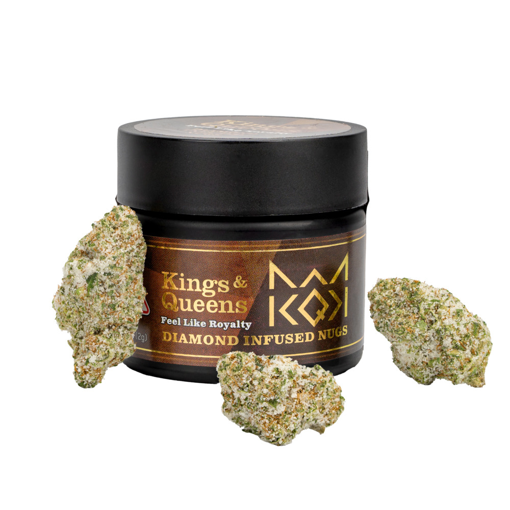 Kings & Queens Blueberry Cruffin Diamond INFUSED Nugs - - Pre-Packed