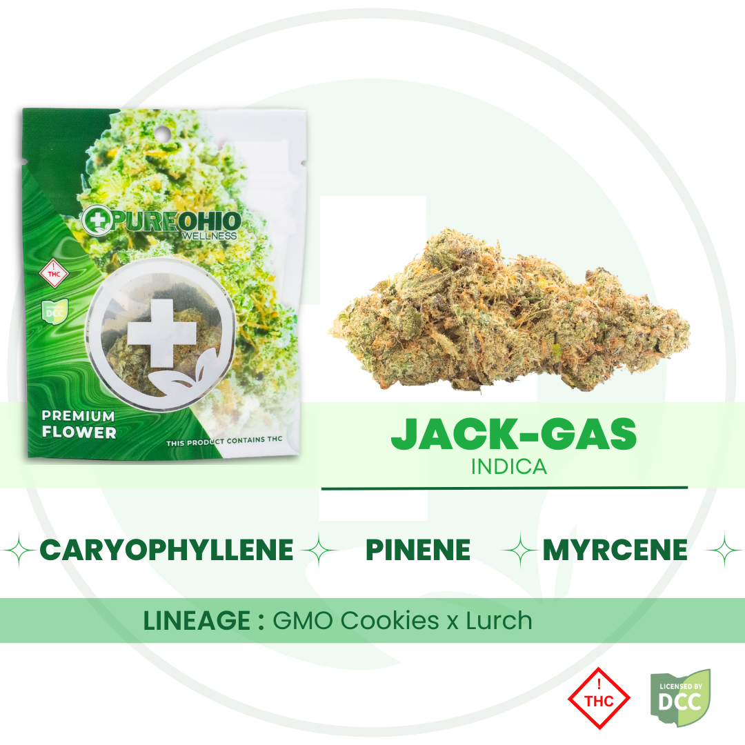 Jack-Gas (Indica) - 2.83g | Pure Ohio Wellness (Dayton)