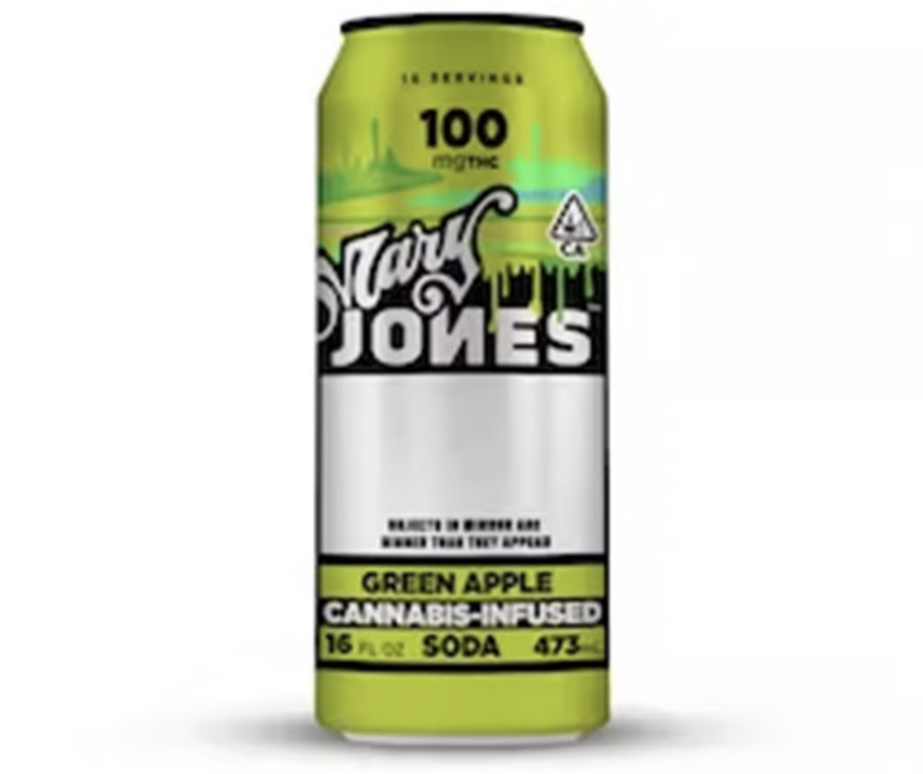 Mary Jones: Green Apple 100mg Soda