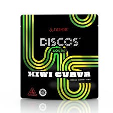 Evermore Discos (100mg) 10ct Sour Kiwi Guava