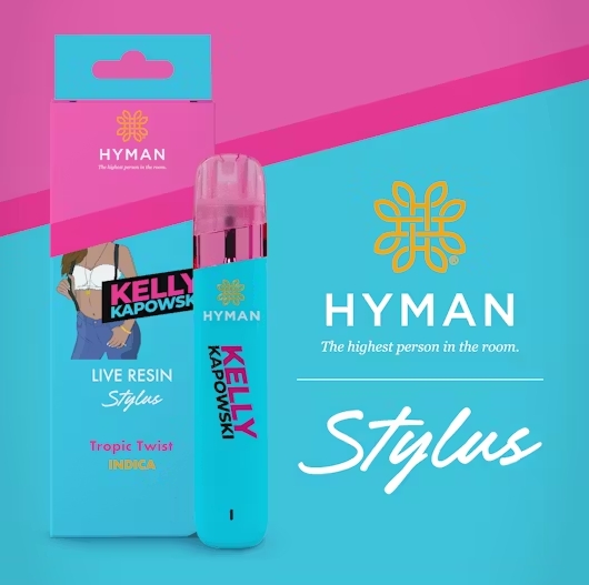 HYMAN - LIVE RESIN DISPOSABLE - KELLY KAPOWSKI