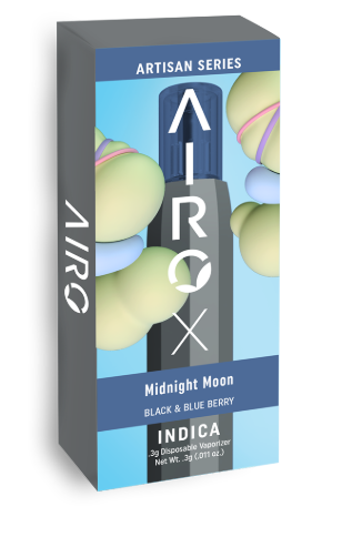 Vape | Disposable | Distillate | All-in-One | Midnight Moon |  1G -Indica