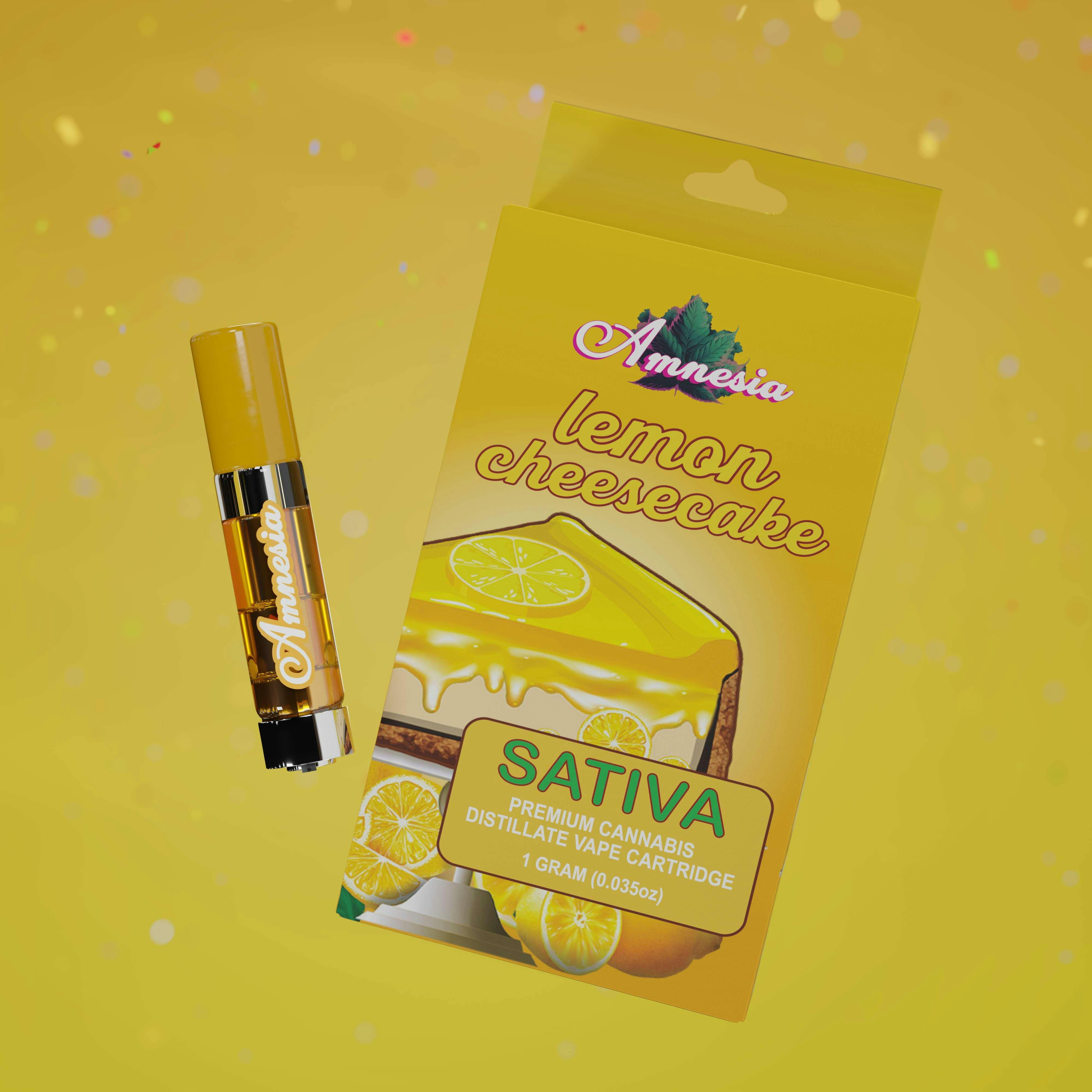 AMNESIA | LEMON CHEESECAKE | CART SATIVA