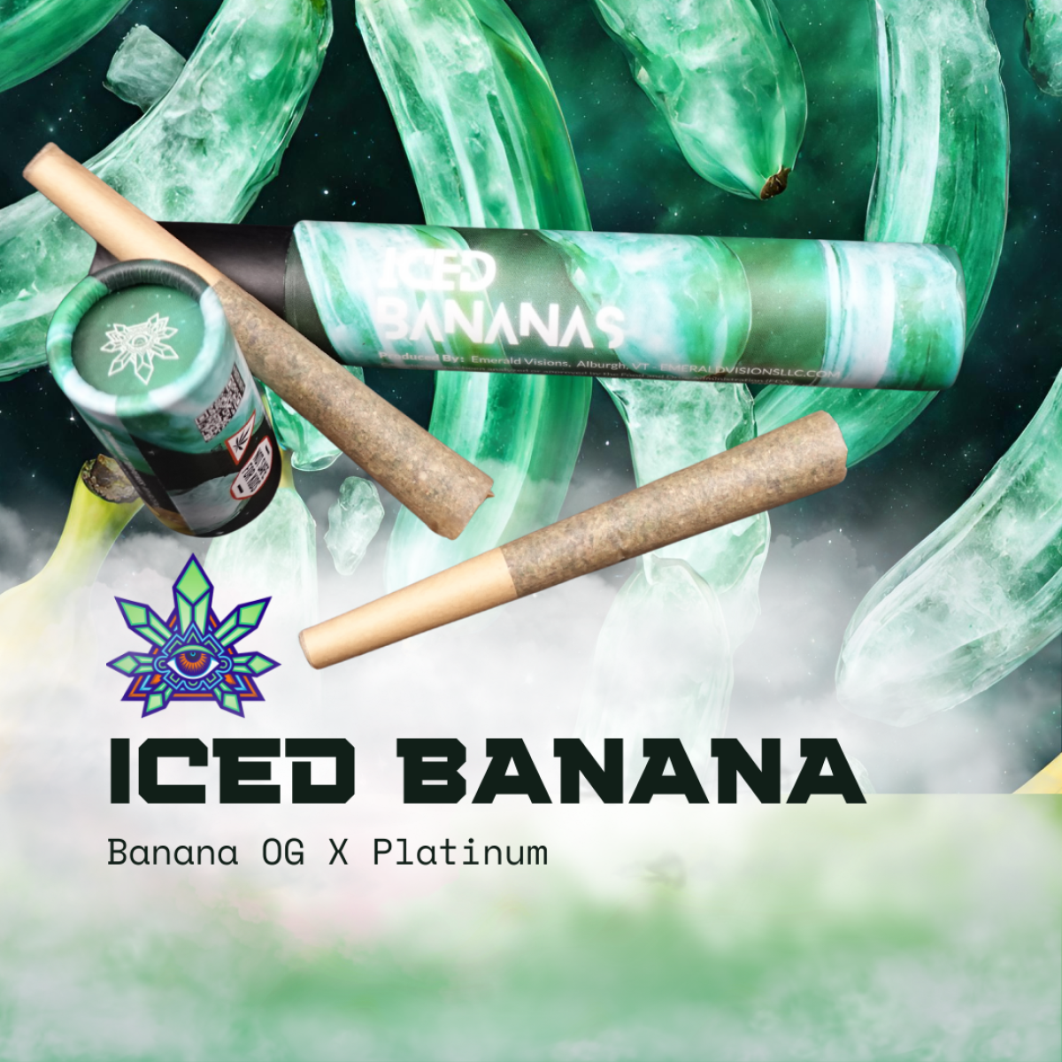 Pre-Roll Twin-Pack | 2 x 0.5g | Iced Banana