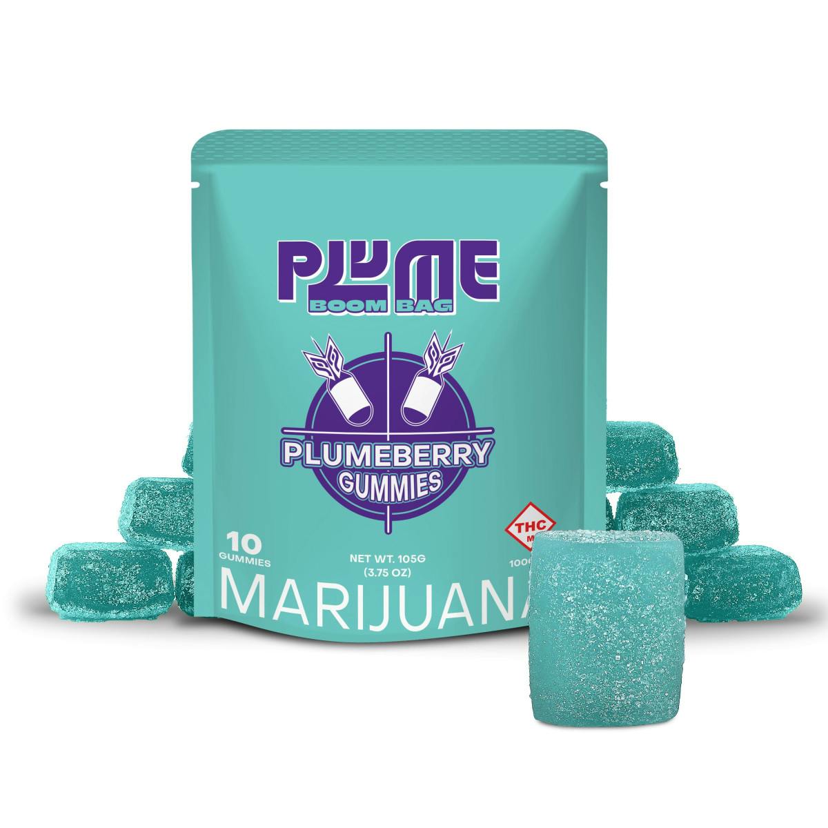 PLUME BOOM GUMMY PACK PLUMEBERRY (H) [10PK] 1000MG