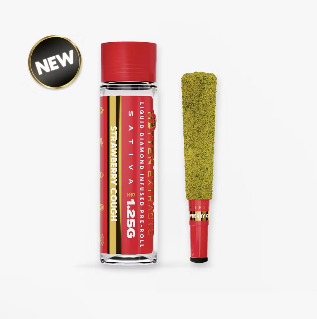 Mitten Extracts: Strawberry Cough (S) 1.25G Infused Preroll