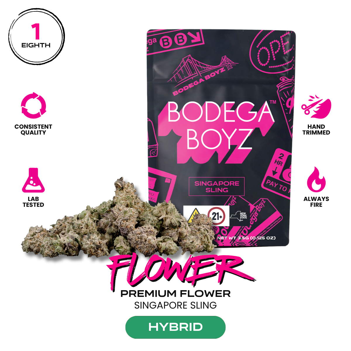 Bodega Boyz - Flower 3.5g - Singapore Sling