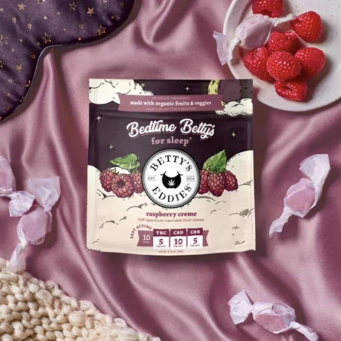 Raspberry Creme | Chews | 10pk of 5mg*