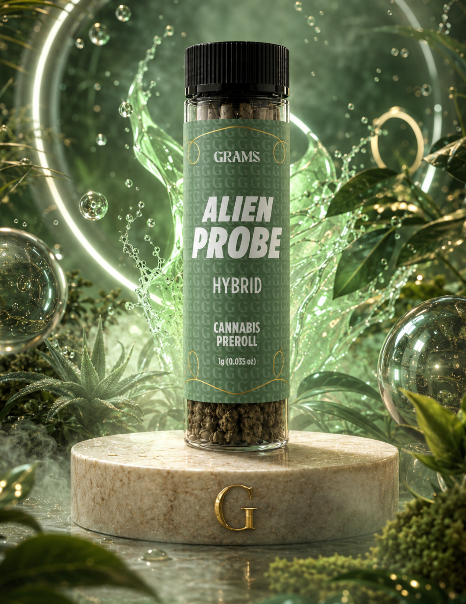 Grams | Alien Probe | Hybrid | Preroll | 1g