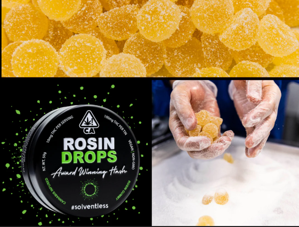 MEGA PEACHES ROSIN DROPS 10PC (100MG) [H]
