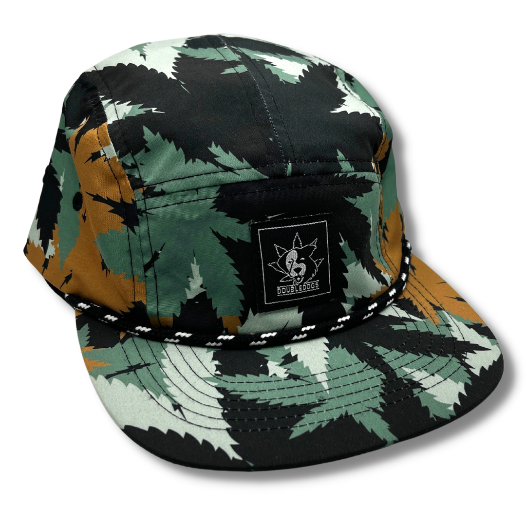 Weed Leaf Camo Hat