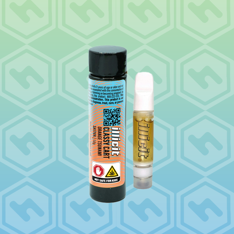 Illicit Gardens | Classy | Orange Tsunami | Distillate Cartridge | 1g