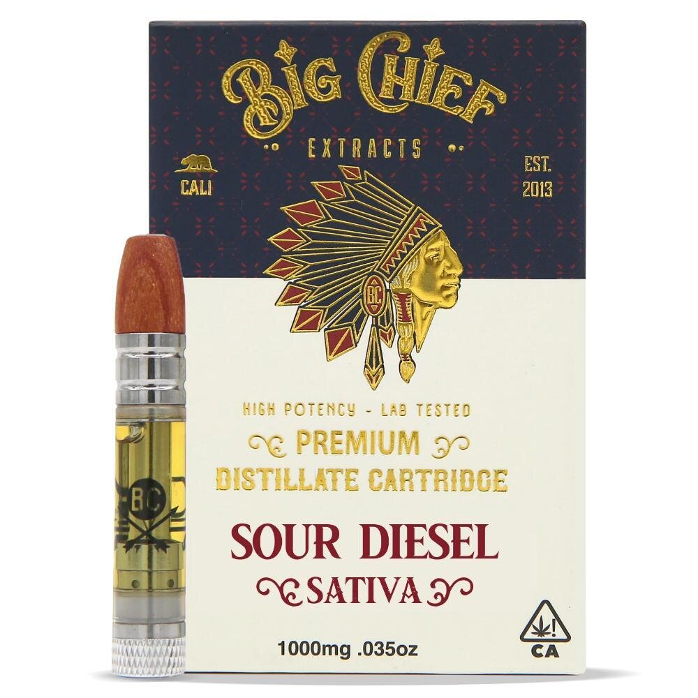 Sour Diesel cart Big Chief