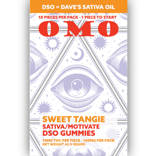 OMO LABS - SWEET TANGIE - 100MG - DSO GUMMIES - SATIVA