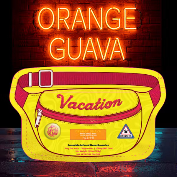 Orange Guava Nano Gummies 100mg - Vacation