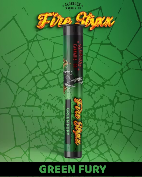 Fire Styxx Infused Pre Roll - Green fury